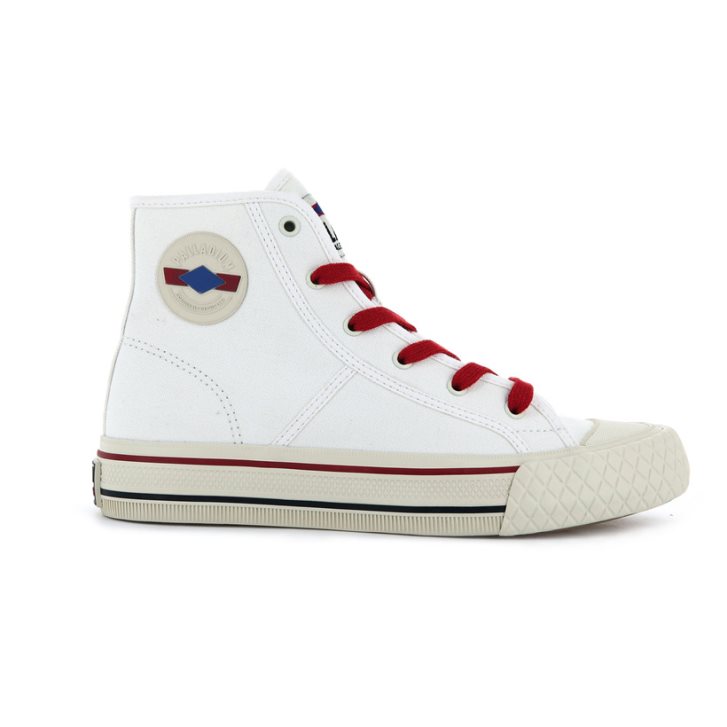 Palladium Palla Louvel High Tops Sneakers Heren Wit | NL 13SVTGM